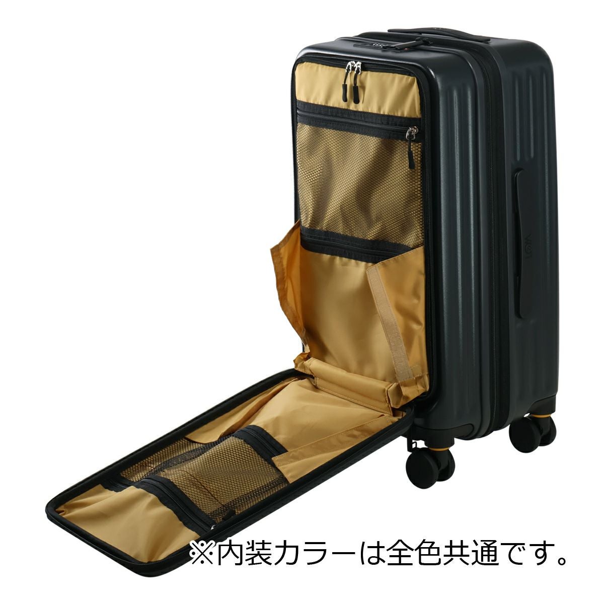 5LAKES＆MT スーツケース 54L 62cm 4.1kg フロントオープン 310-4011 C