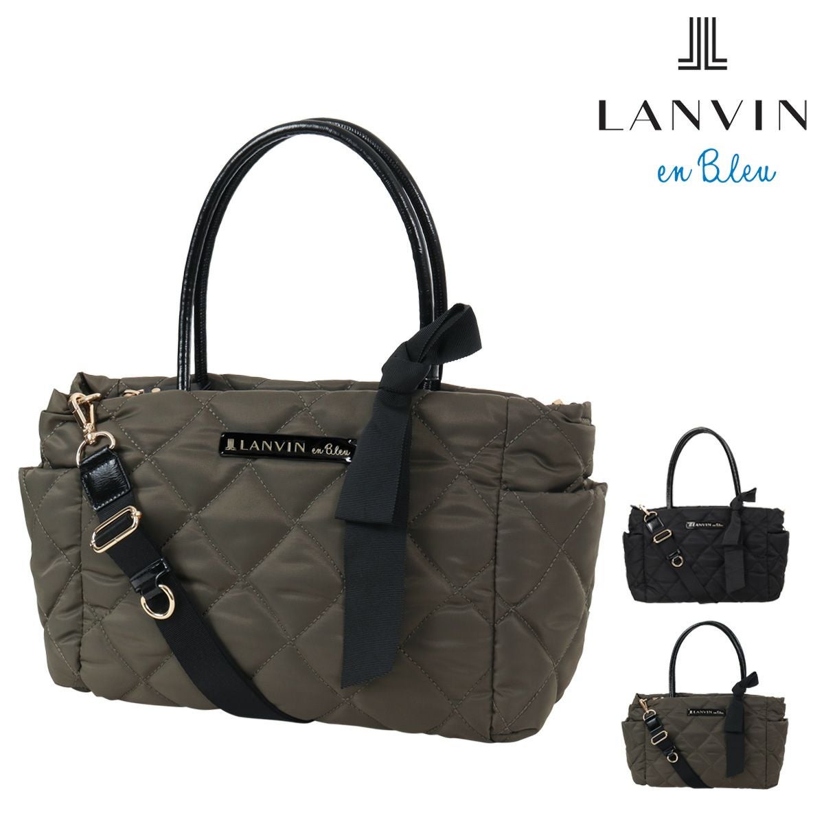 ランバンオンブルー トートバッグ レディース オルセー 484640 LANVIN