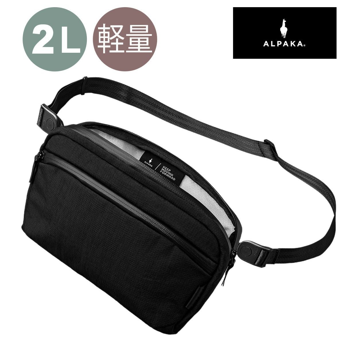 アルパカ FLIGHT SLING ショルダーバッグ スリングショルダー 2L
