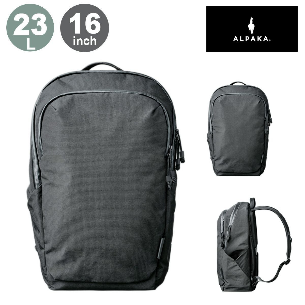 アルパカ BRAVO BACKPACK バックパック リュック 16インチ 23L メンズ