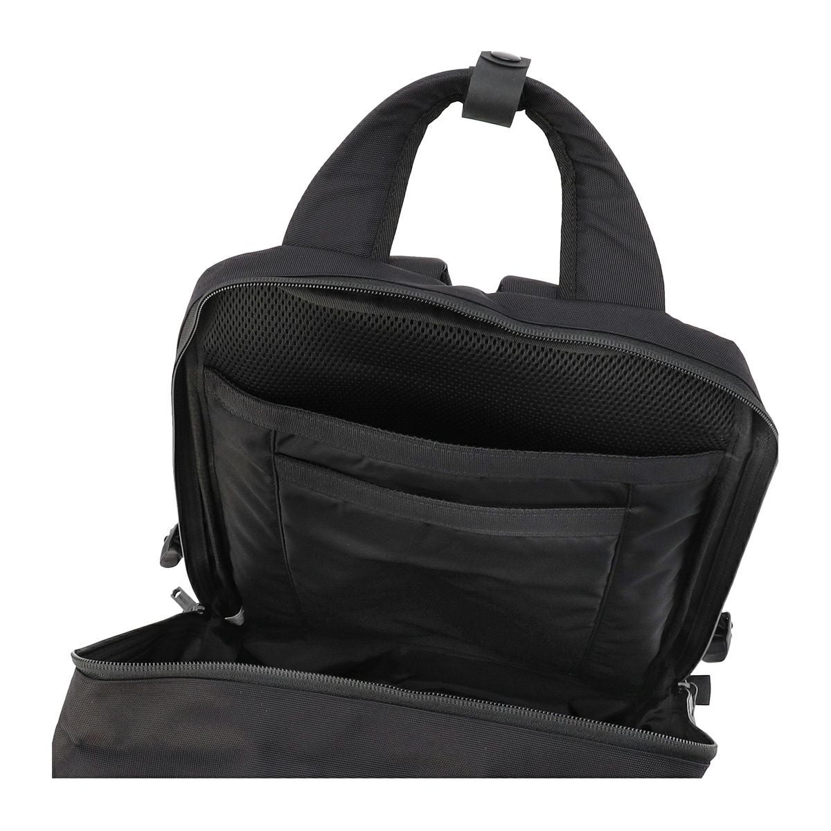 （SU）BRIEFING ブラックレザー ビジネスバッグ ブリーフィング リュック BRIEFING SOLID WAVE SW BACK PACK 16 WR