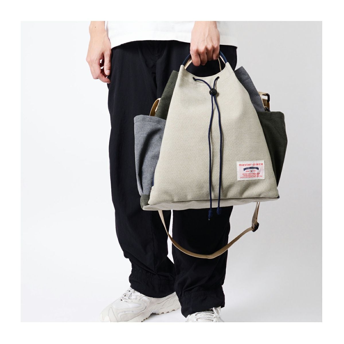 マスターピース ショルダーバッグ 2WAY トートバッグ リミックス L