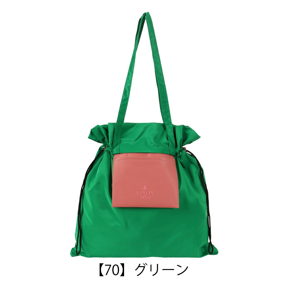ランバンオンブルー サブバッグ 巾着バッグ ポプリス レディース