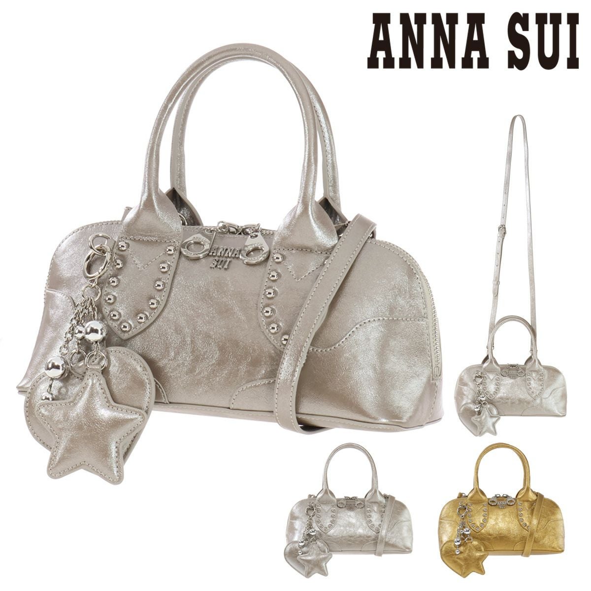 SALE★完売/新品【アナスイ】カットローズ【ショルダー バッグ】2way アナスイ ANNA SUI フィオリー 2wayショルダーバッグ