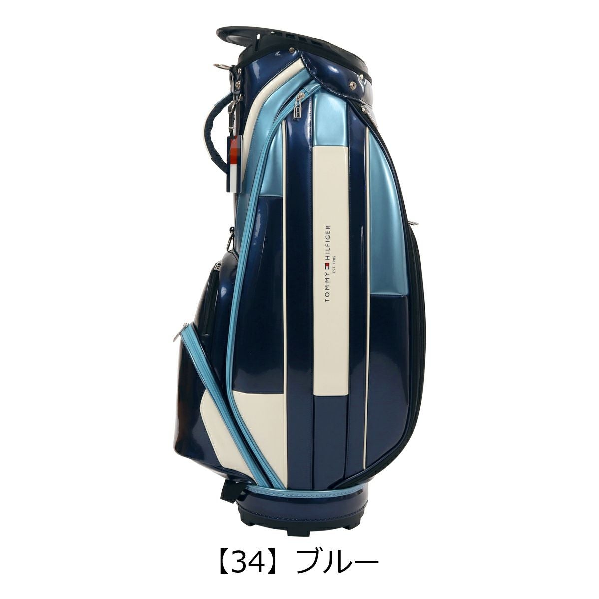 トミーヒルフィガー キャディバッグ ゴルフ カート型 9.0型 5分割 47