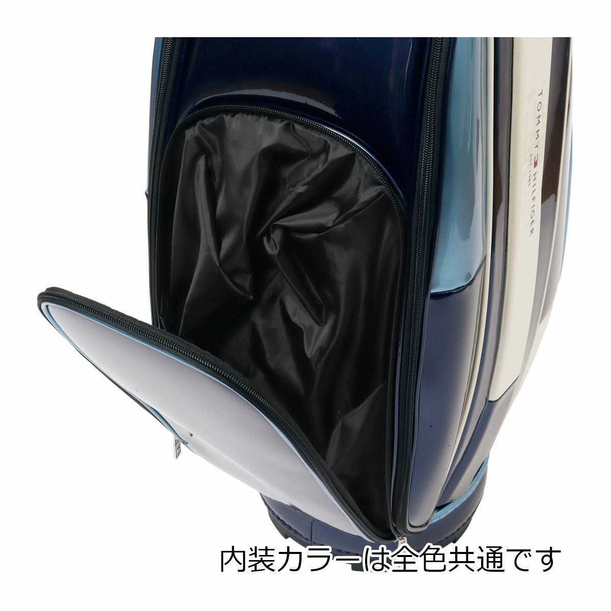 トミーヒルフィガー キャディバッグ ゴルフ カート型 9.0型 5分割 47