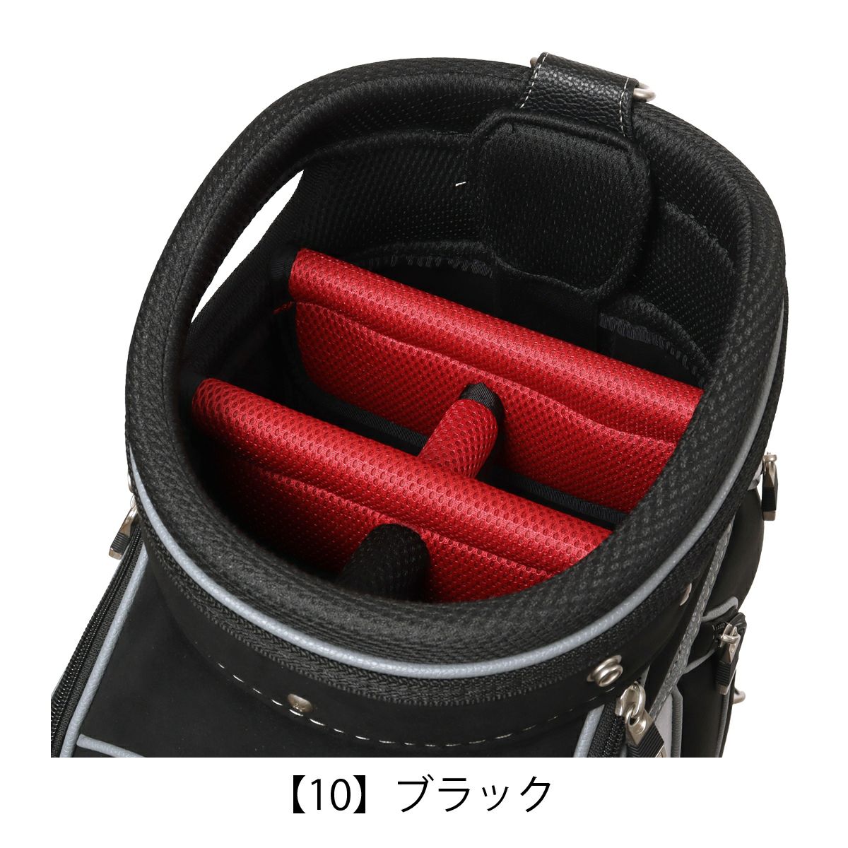 トミーヒルフィガー キャディバッグ ゴルフ カート型 9.0型 5分割 3点