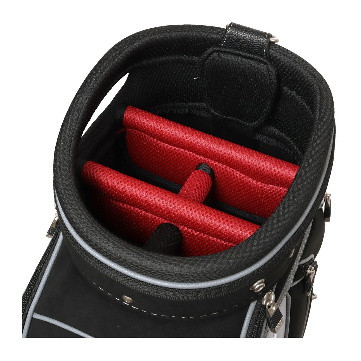  ★トミーヒルフィガー★9.5型★3点式★美品★ トミーヒルフィガー キャディバッグ ゴルフ カート型 9.0型 5分割 3点