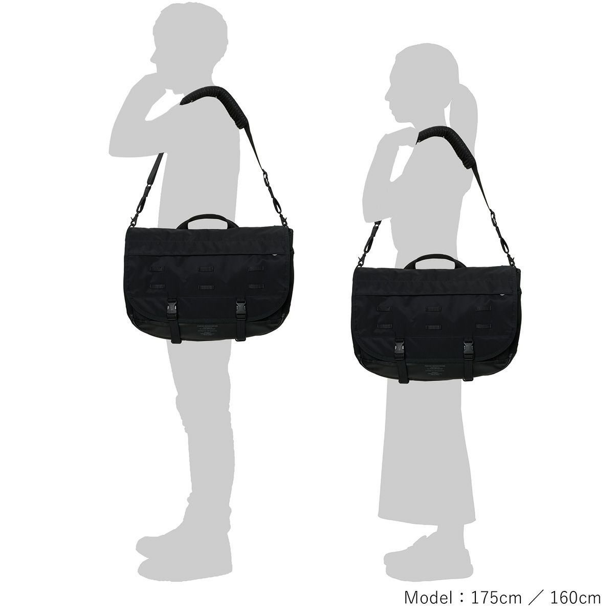 ポーター モノクローム メッセンジャーバッグ 755-19846 PORTER