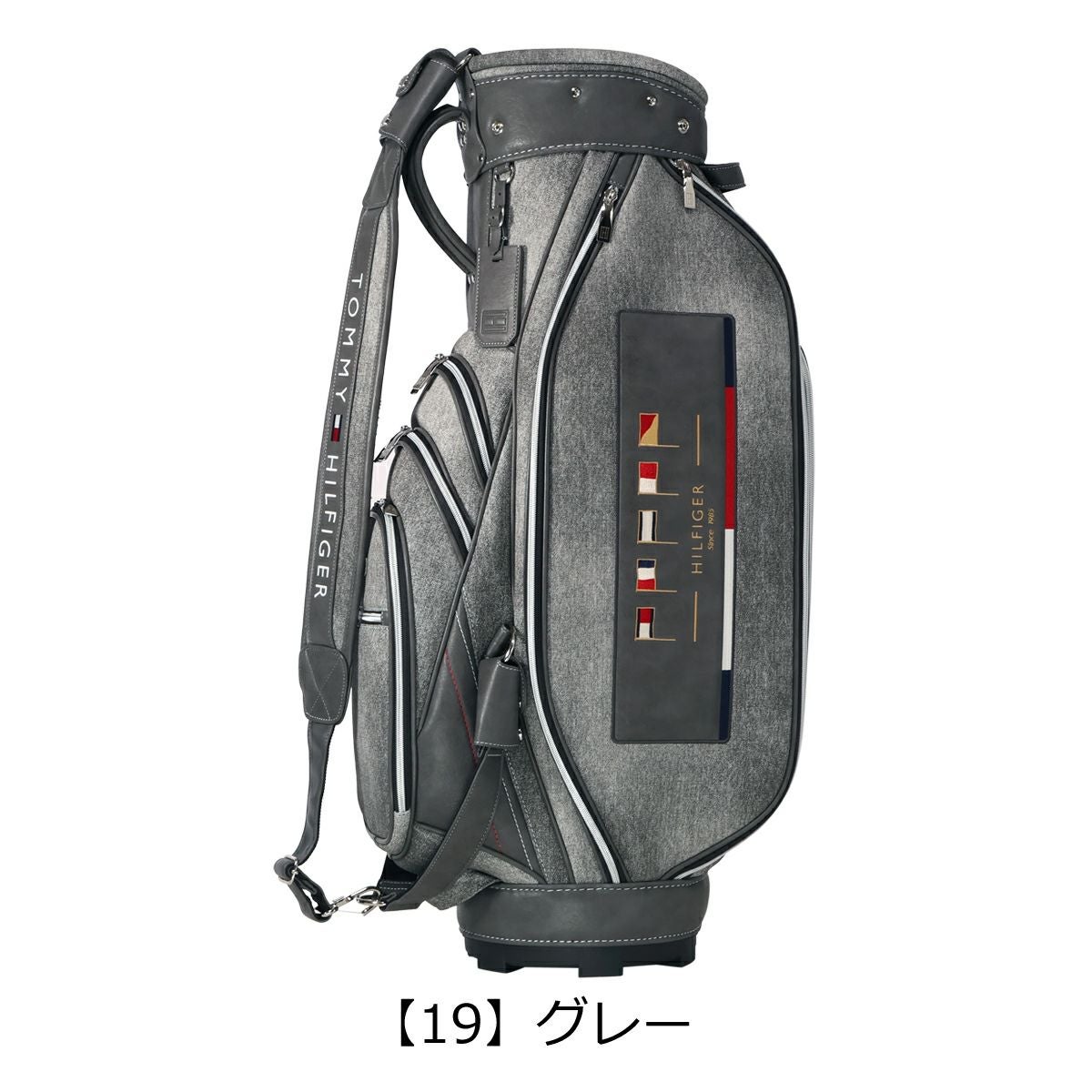 トミーヒルフィガー ゴルフ キャディバッグ カート型 5分割 9型 47 トミーヒルフィガー ゴルフ キャディバッグ カート型 5分割 9型 47