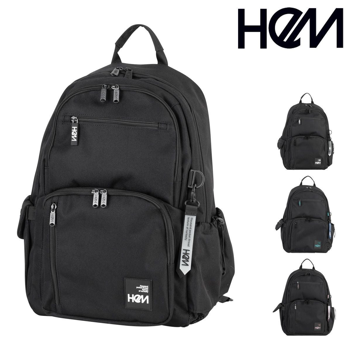 HeMのSeventeen コラボ 　スクールリュック 30L　スクエア型 HeM（ヘム） リュック B4 30L 当社限定 Seventeen コラボ 大容量 撥水