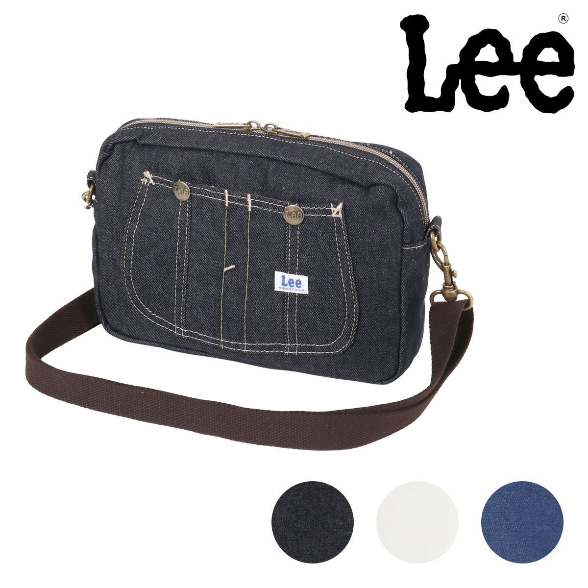 Lee ショルダーバッグ デニム調 メンズ レディース 320-5027 Kate リー