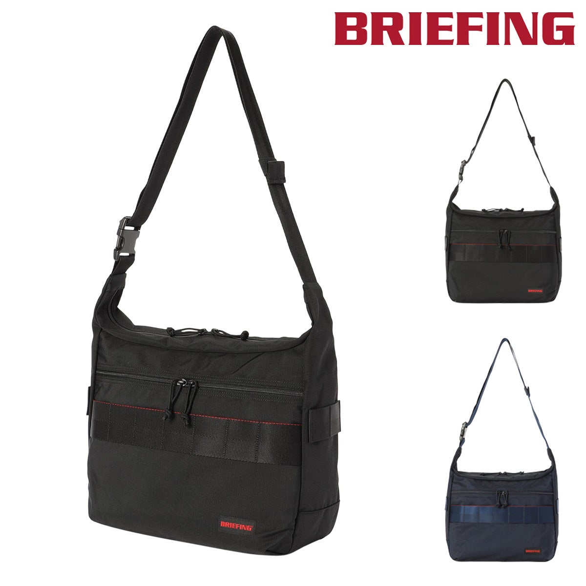 BRIEFING ブラック メンズビジネスバッグ ショルダーバック ブリーフィング ショルダーバッグ メンズ BRA261L04 BRIEFING 大容量