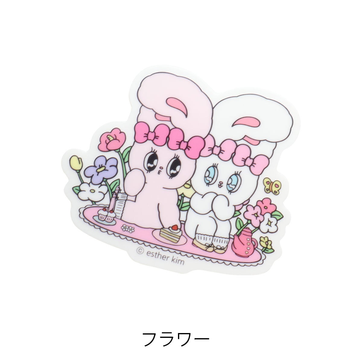 エスターバニー デコペタステッカー Esther Bunny シール ステッカー