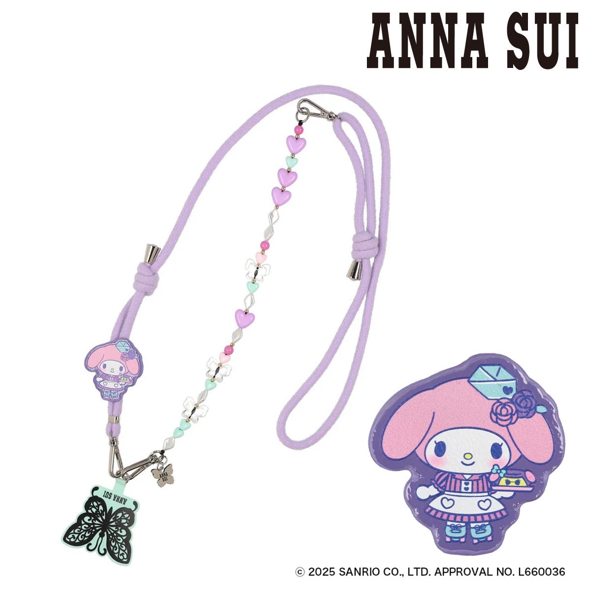 アナスイ ハローキティ スマホストラップ レディース 317963 ANNA SUI