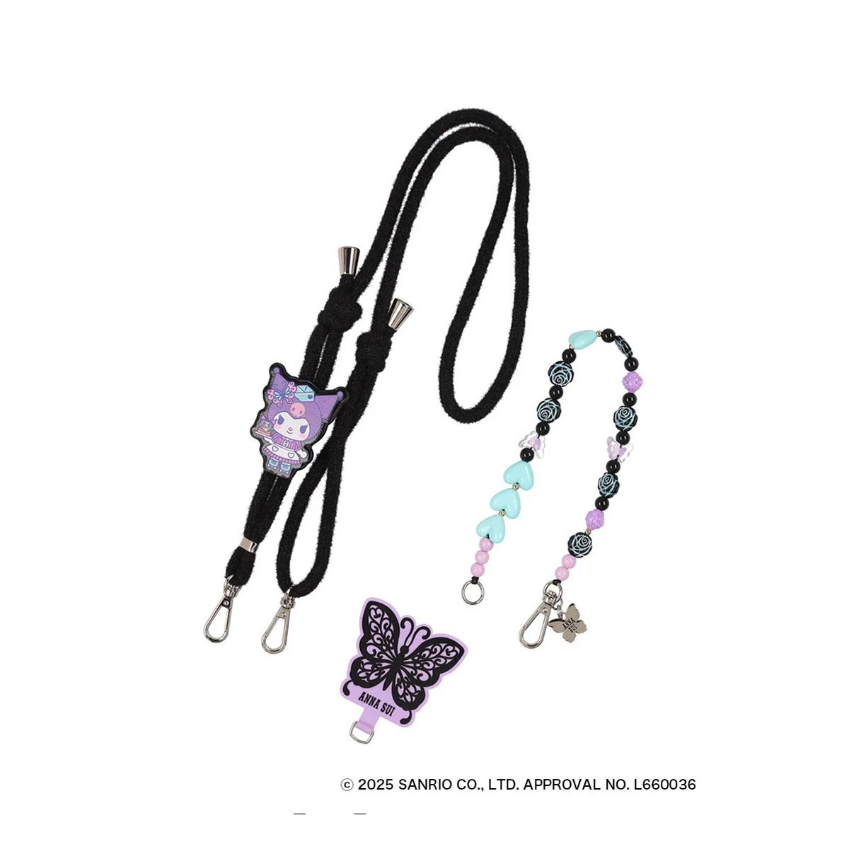 アナスイ クロミ スマホストラップ レディース 318144 ANNA SUI × MY