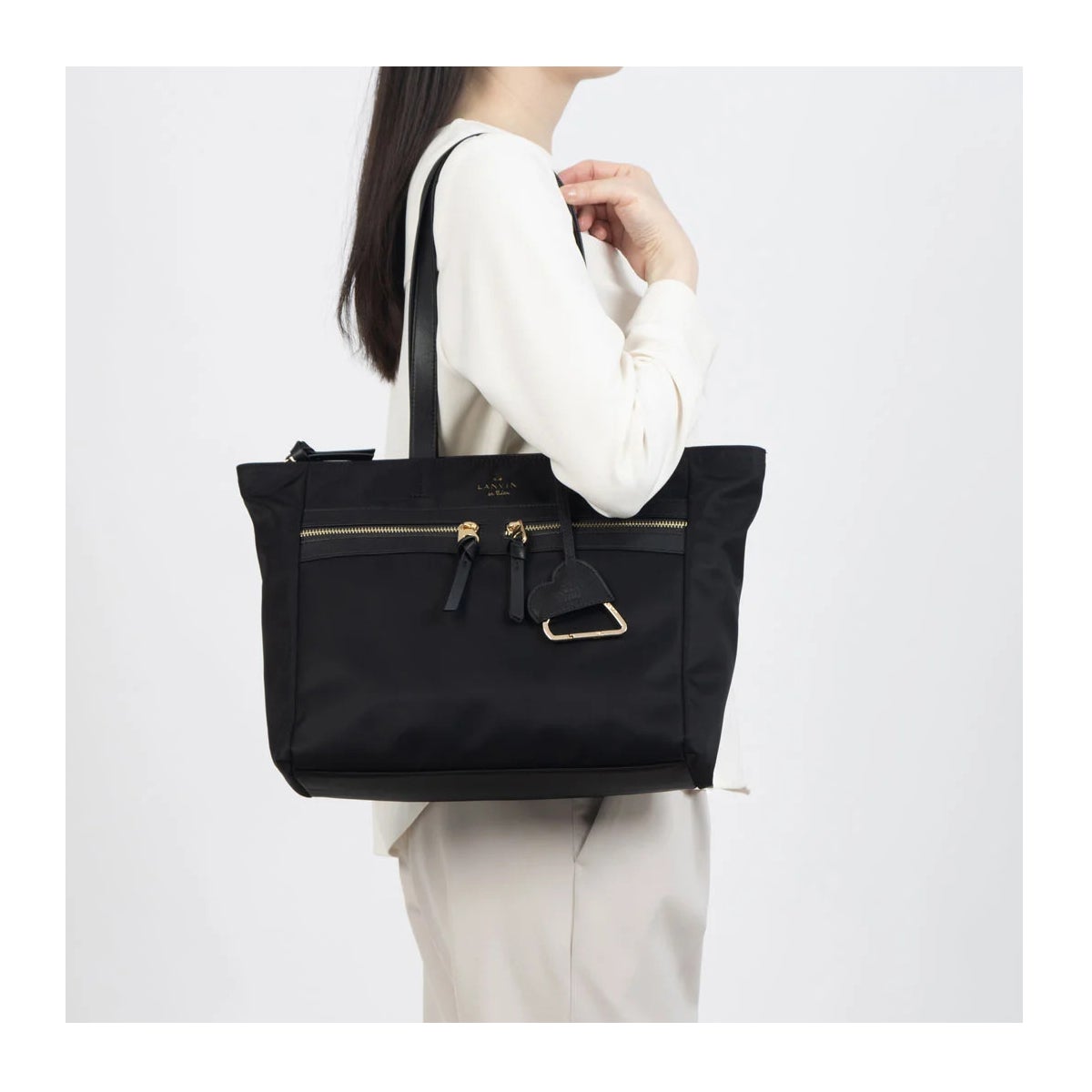 ランバンオンブルー トートバッグ A4 グラン レディース 484873 LANVIN