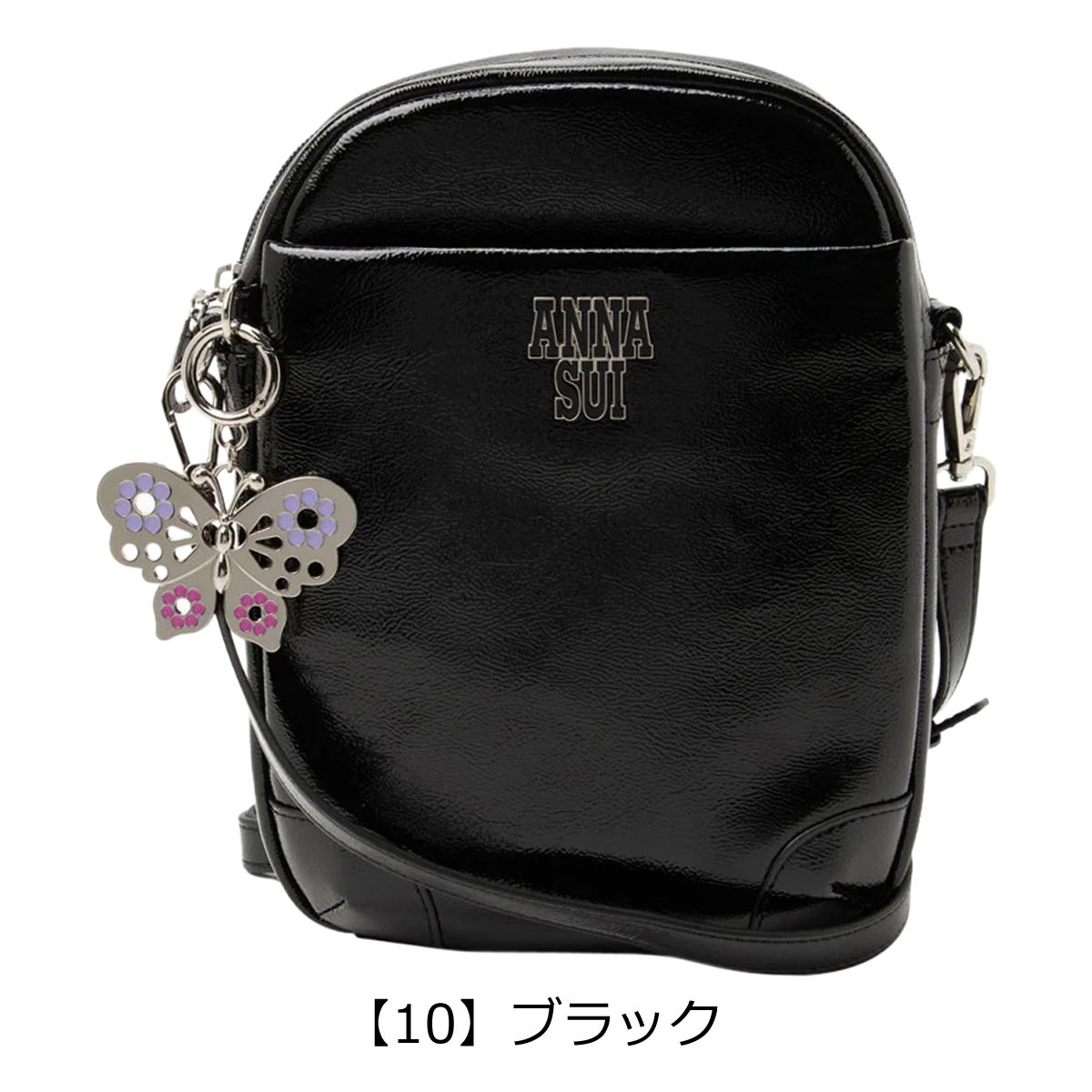 新品　アナスイ　ミニバッグ　チェーン ANNA SUI mini ロングハンドルボストンバッグBOOK BUTTERFLY ver