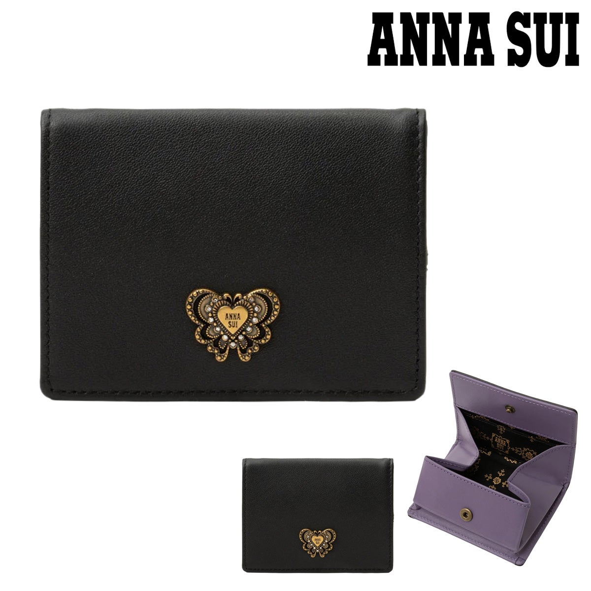 アナスイ☆ANNA SUI☆フラグメントケース☆折財布 ANNA SUI - アナスイ☆ANNA SUI☆フラグメントケース☆折財布の通販 by