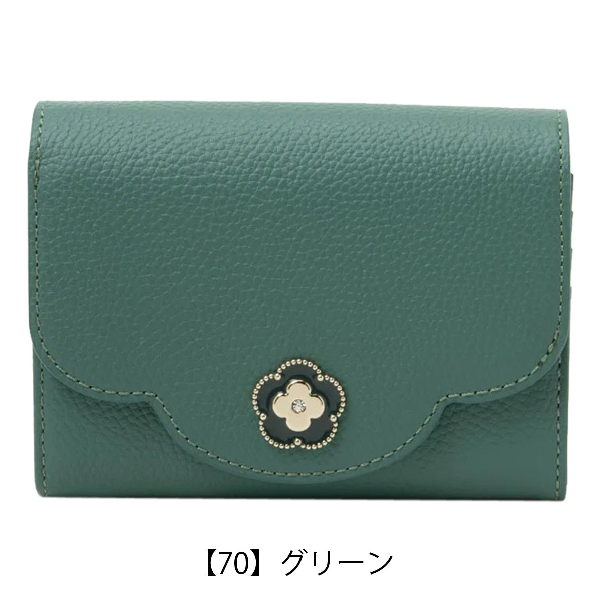 クレイサス 二つ折り財布 本革 ペルル レディース 190712 CLATHAS ミニ