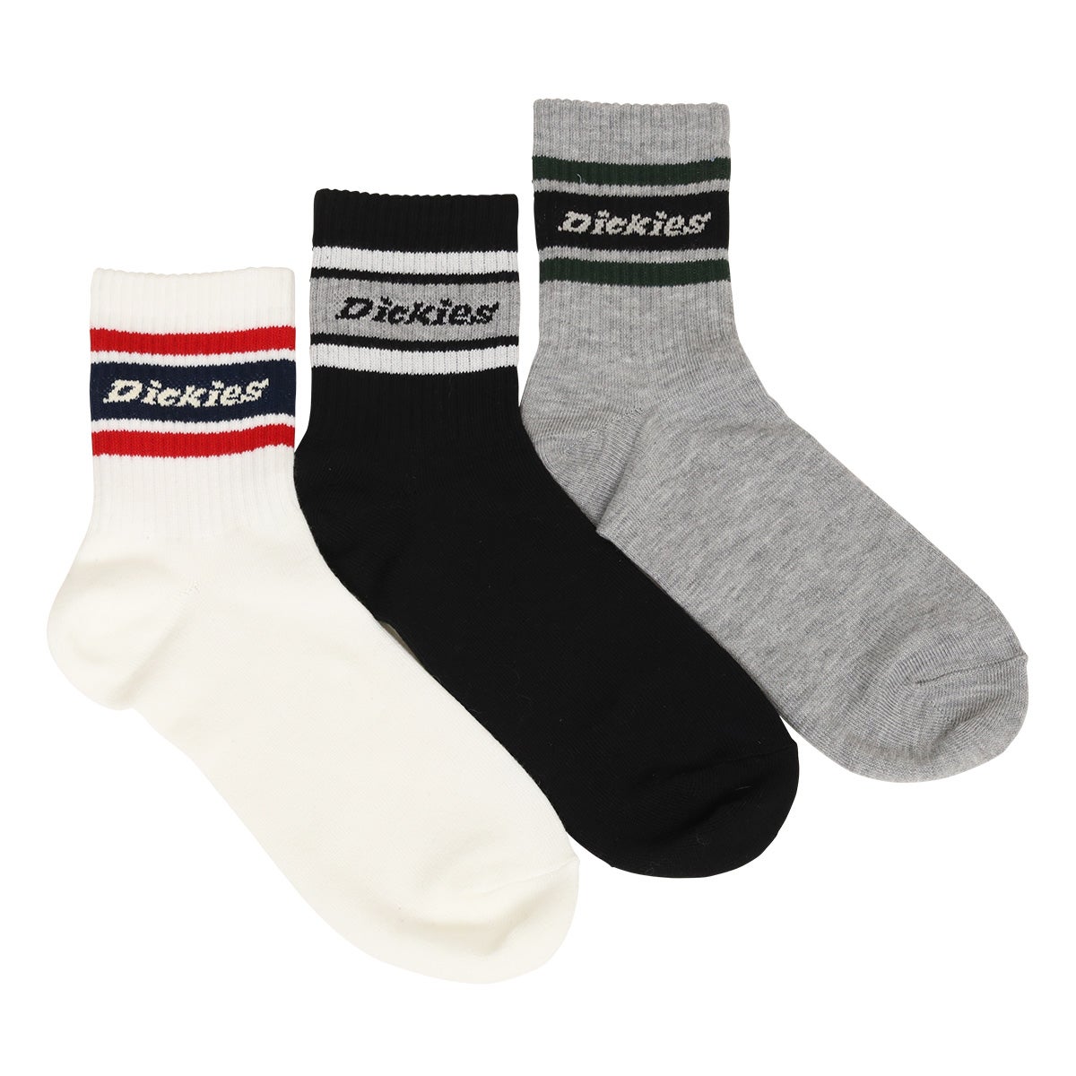 ディッキーズ ソックス 靴下 3足セット メンズ 81644600 Dickies Q.DK