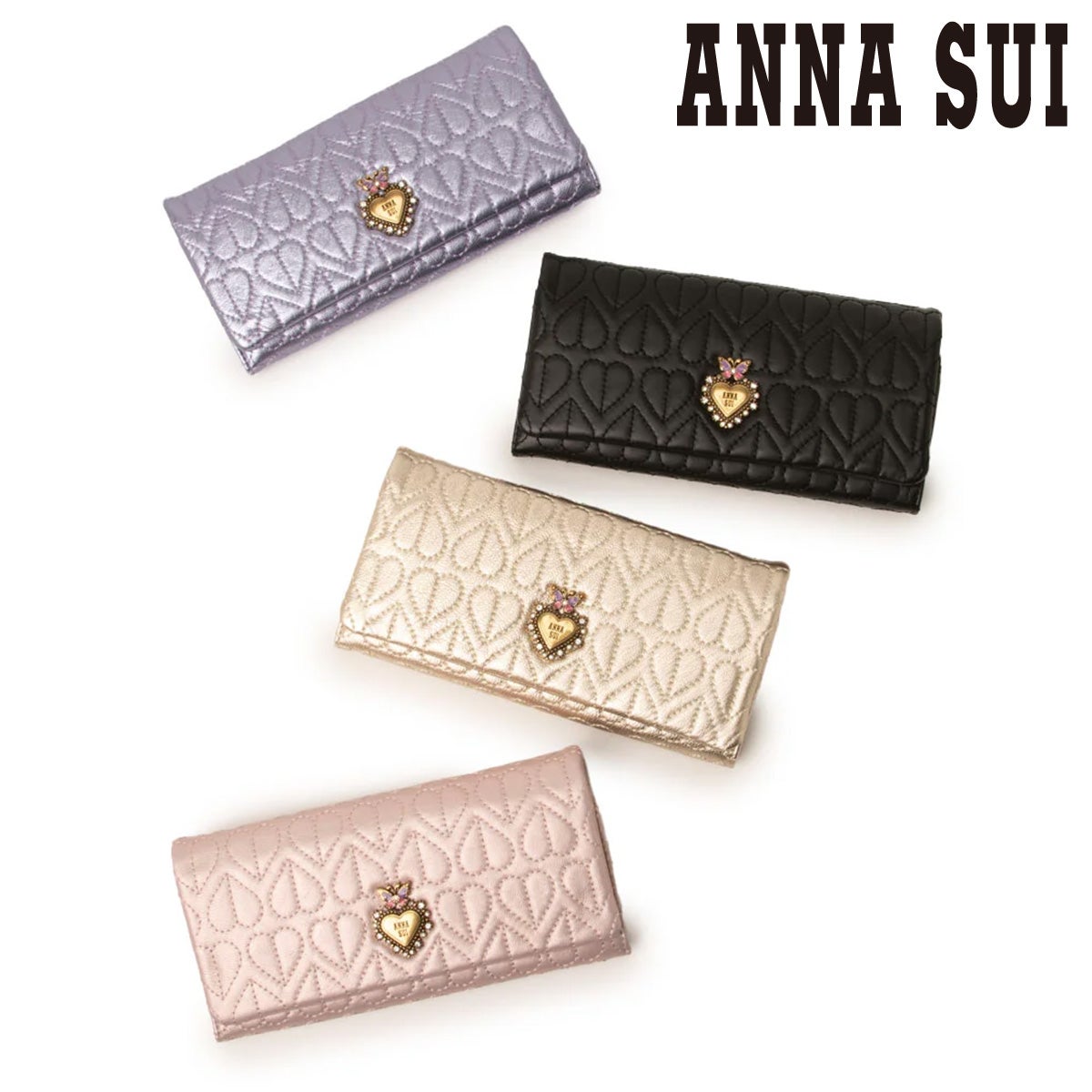 アナスイ 長財布 かぶせ 本革 レディース ドリーミー 318341 ANNASUI