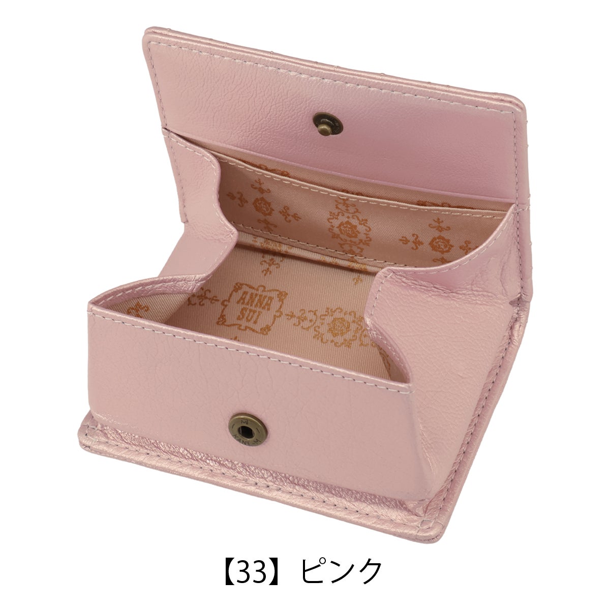 アナスイ 小銭入れ カードケース BOX型 本革 レディース ドリーミー