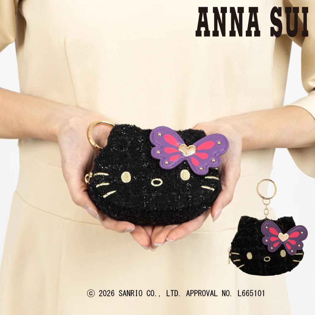 アナスイ ハローキティ ポーチチャーム レディース 318423 ANNASUI
