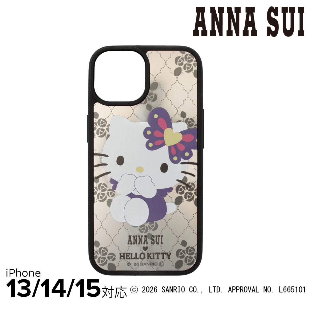 アナスイ ハローキティ iPhoneケース レディース 318424 ANNASUI HELLO