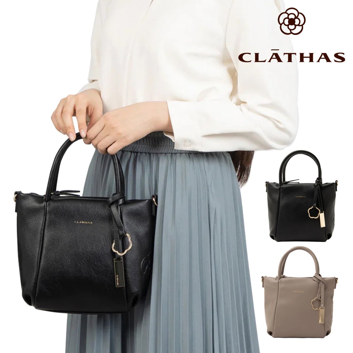 ♡美品♡クレイサス♡ショルダーバック⭐ クレイサス CLATHAS ラディ ショルダーバッグ （ブラック） -人気
