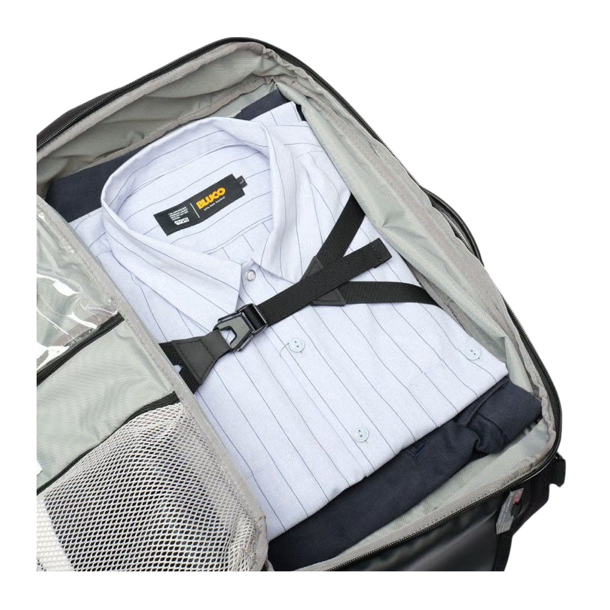 アッソブ ショルダーバッグ メンズ A4 B4 15インチ 拡張 2WAY 18L