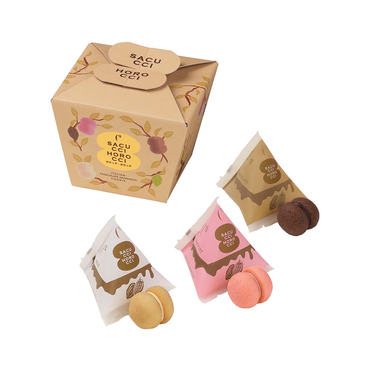 シーキューブ サクッチ・ホロッチ 3種6個入 モンチッチ 保冷バッグ付