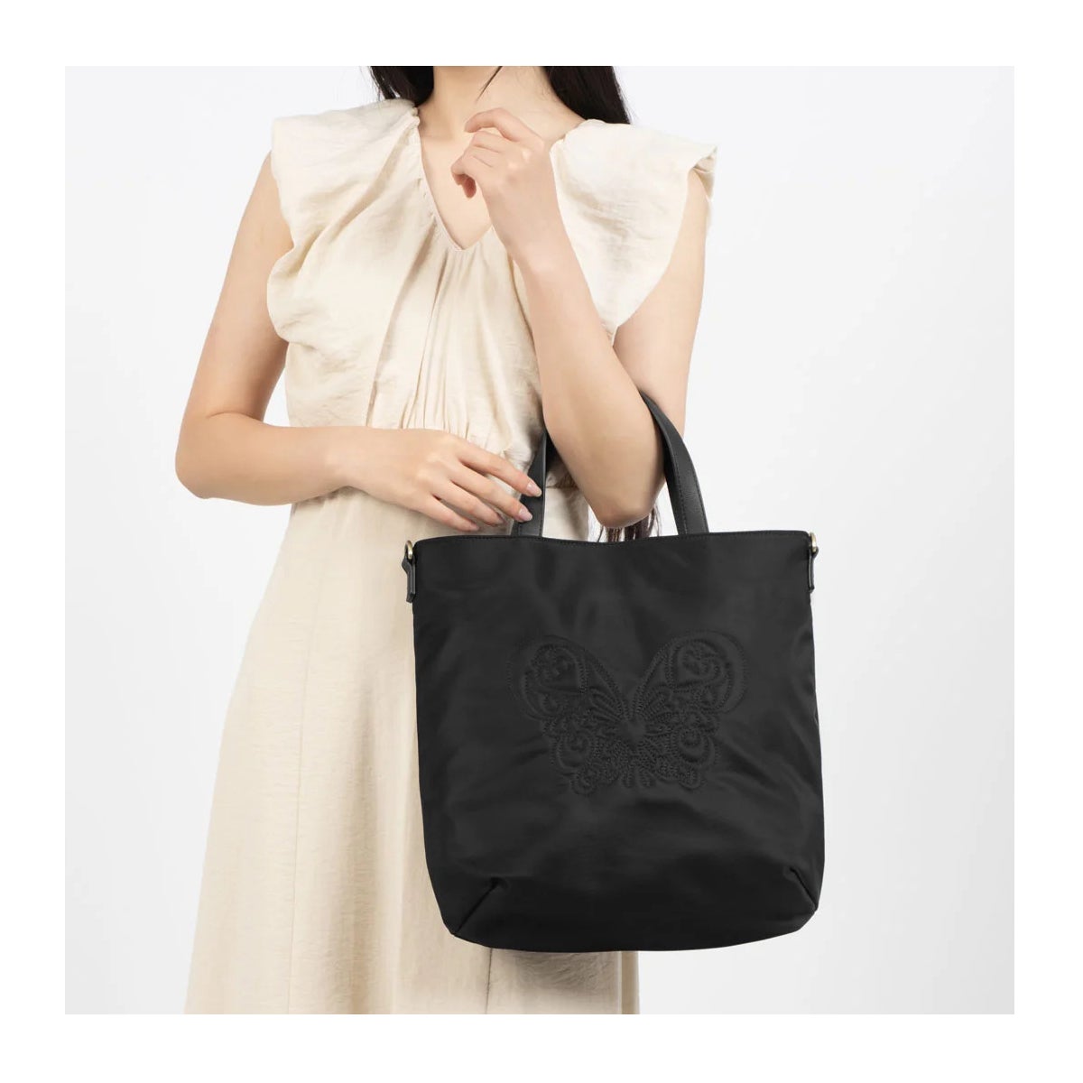 アナスイ トートバッグ A4 デュオ レディース 318250 ANNA SUI 蝶 通勤