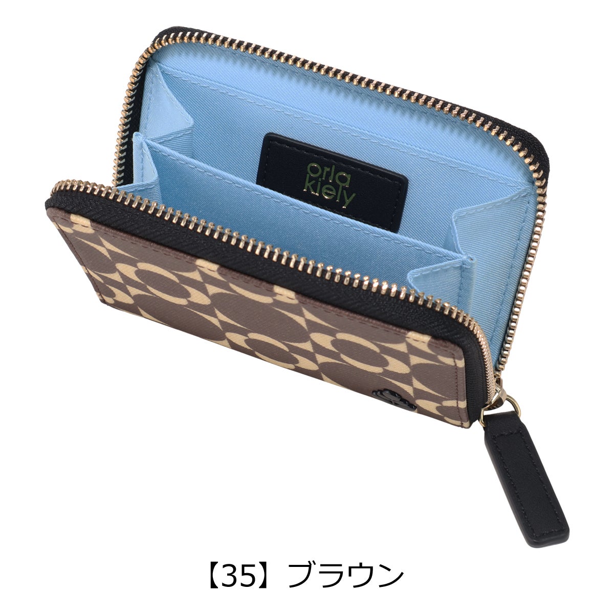 値下げ♡未使用♡オーラカイリー♡iPhone♡お財布♡カードケース♡ケース オーラカイリー コインケース 小銭入れ ミニ財布 レトロタイル