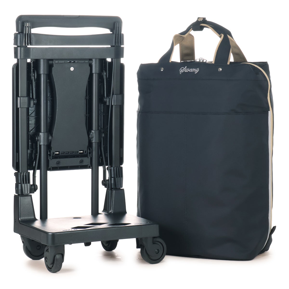 スワニー ショッピングカート ショッピングキャリー 座れる D-639L21