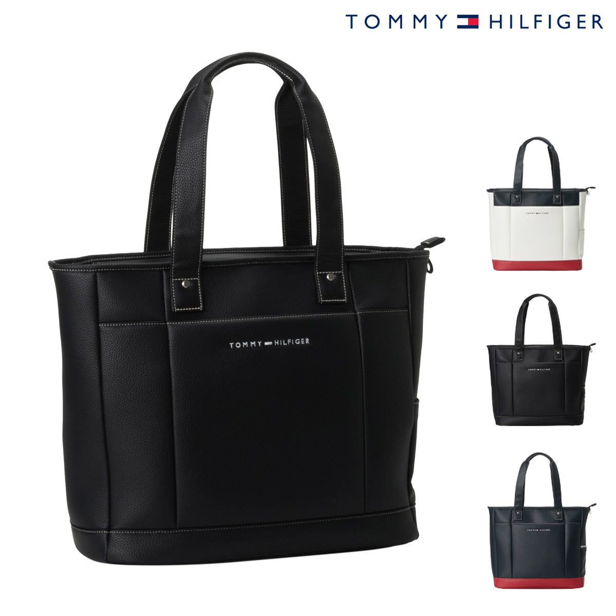 トミーヒルフィガー トートバッグ THMG6ST1 TOMMY HILFIGER FACE TOTE