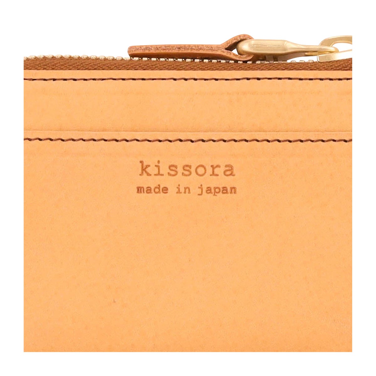 キソラ ミニ財布 L字ファスナー ナトゥーラ 日本製 ユニセックス KISP