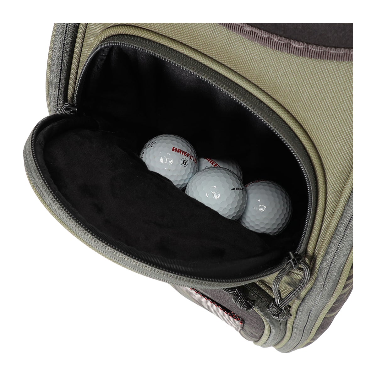 ブリーフィング ゴルフ キャディバッグ カート型 4分割 約4.5kg CR-5