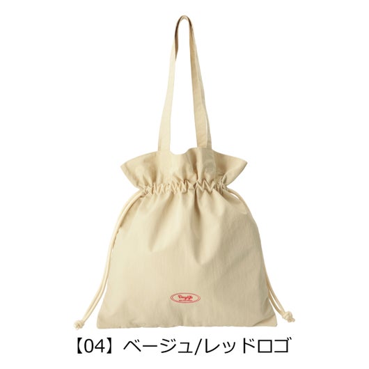 【04】ベージュ/レッドロゴ
