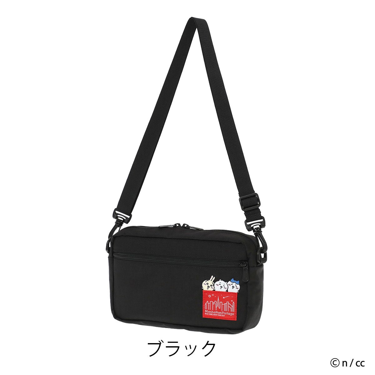 ショルダーバック　黒系 マンハッタンポーテージ ちいかわ ショルダーバッグ MP1404L2CKW26