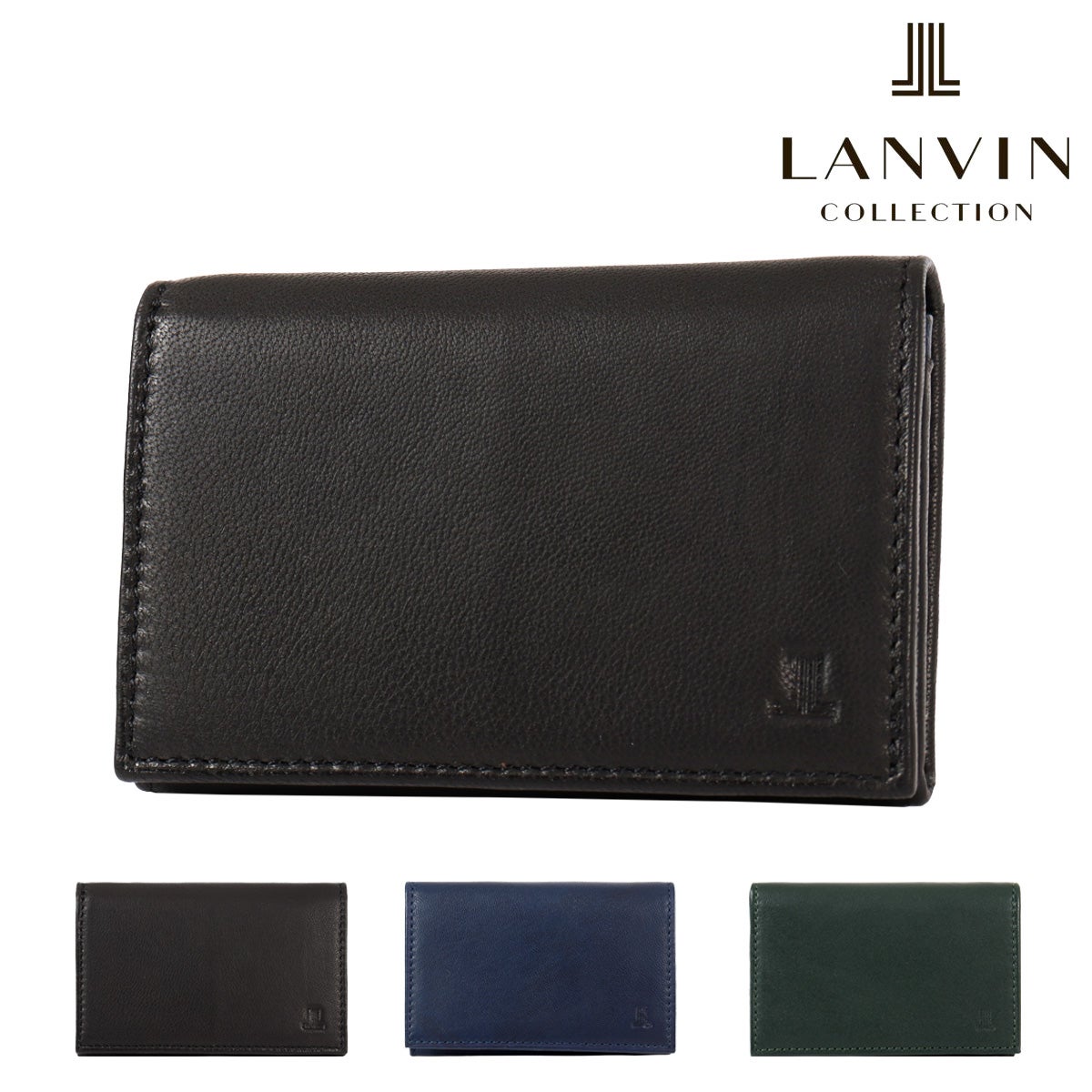 ランバンコレクション 名刺入れ メンズ JLMW5AM1 SHEEP LEATHER シープ