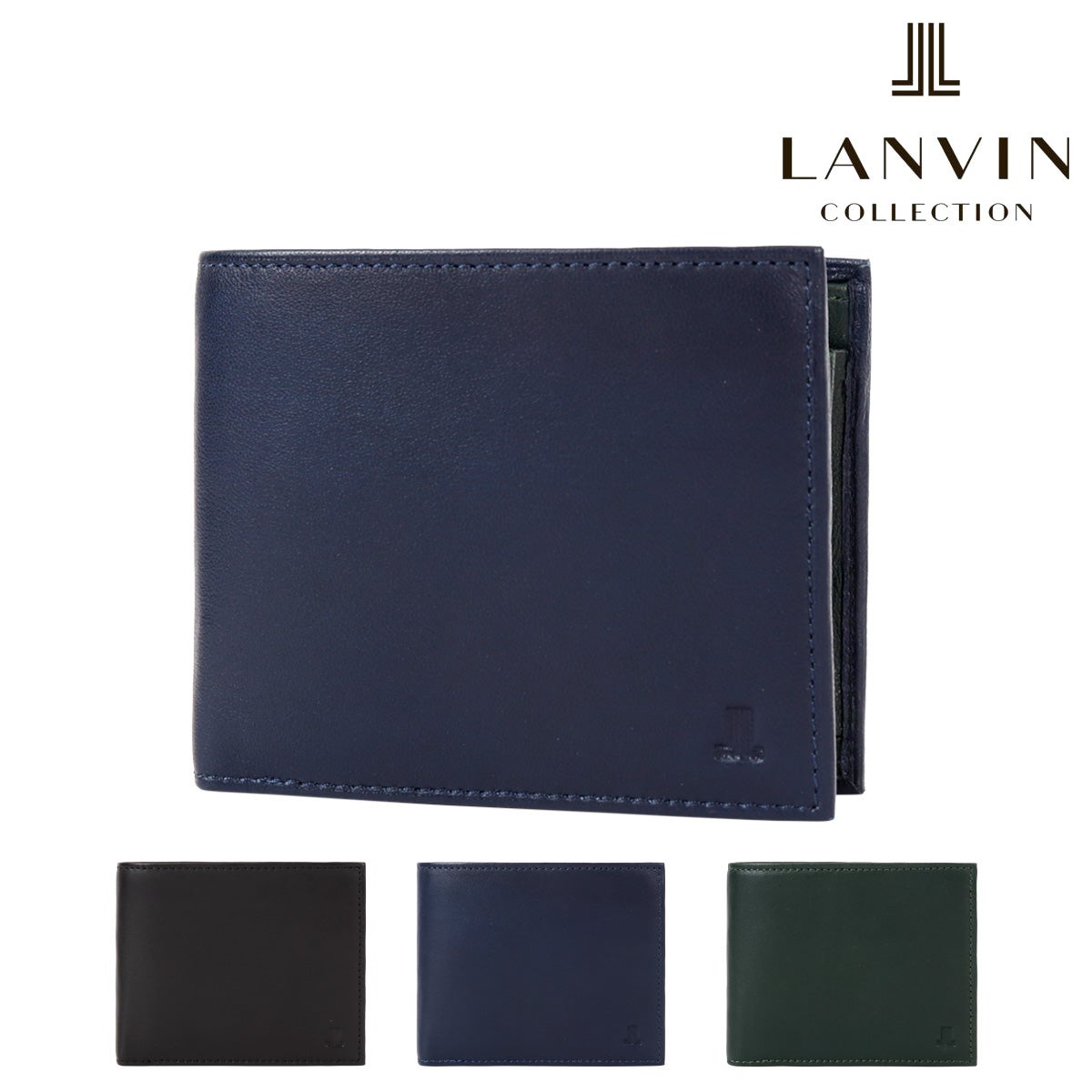ランバンコレクション 二つ折り財布 メンズ JLMW5AS2 SHEEP LEATHER