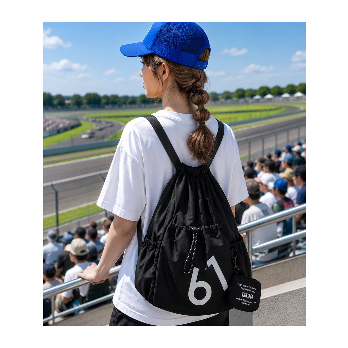 サカナクション　ナップサック 限定商品】井口選手・山内選手コラボバッグ(ポールポジション17回獲得