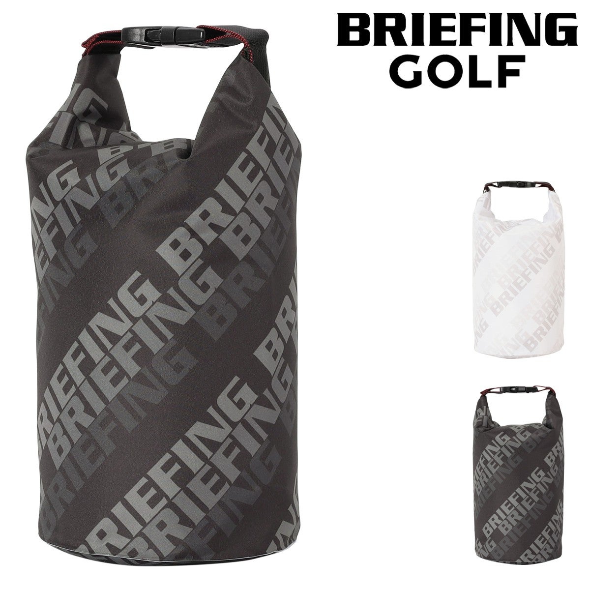 新品★BRIEFINGゴルフ 夏 熱中症対策⭐︎氷嚢バッグ＆ネッククーラー 黒 ブリーフィング ゴルフ 氷嚢 ロールトップ型氷のう BRIEFING BRG261F08