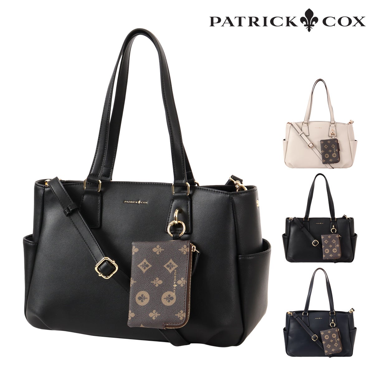 パトリックコックス トートバッグ クラシカルリリーチャーム