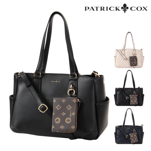 パトリックコックス トートバッグ クラシカルリリーチャーム 