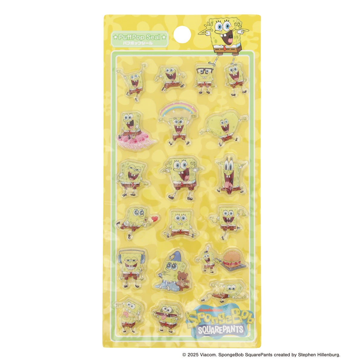 スポンジボブ パフポップシール AP-005 AP-006 AP-007 正規品
