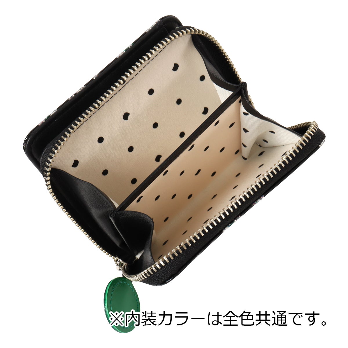 ツモリチサト 二つ折り財布 ラウンドファスナー レディース 57858