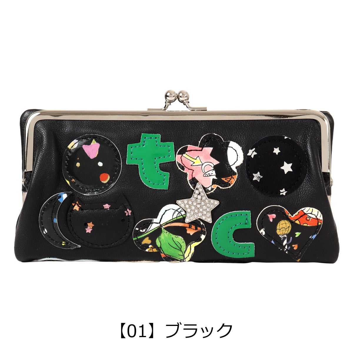 ツモリチサト 長財布 がま口 レディース 57967 tcパッチワーク 日本製