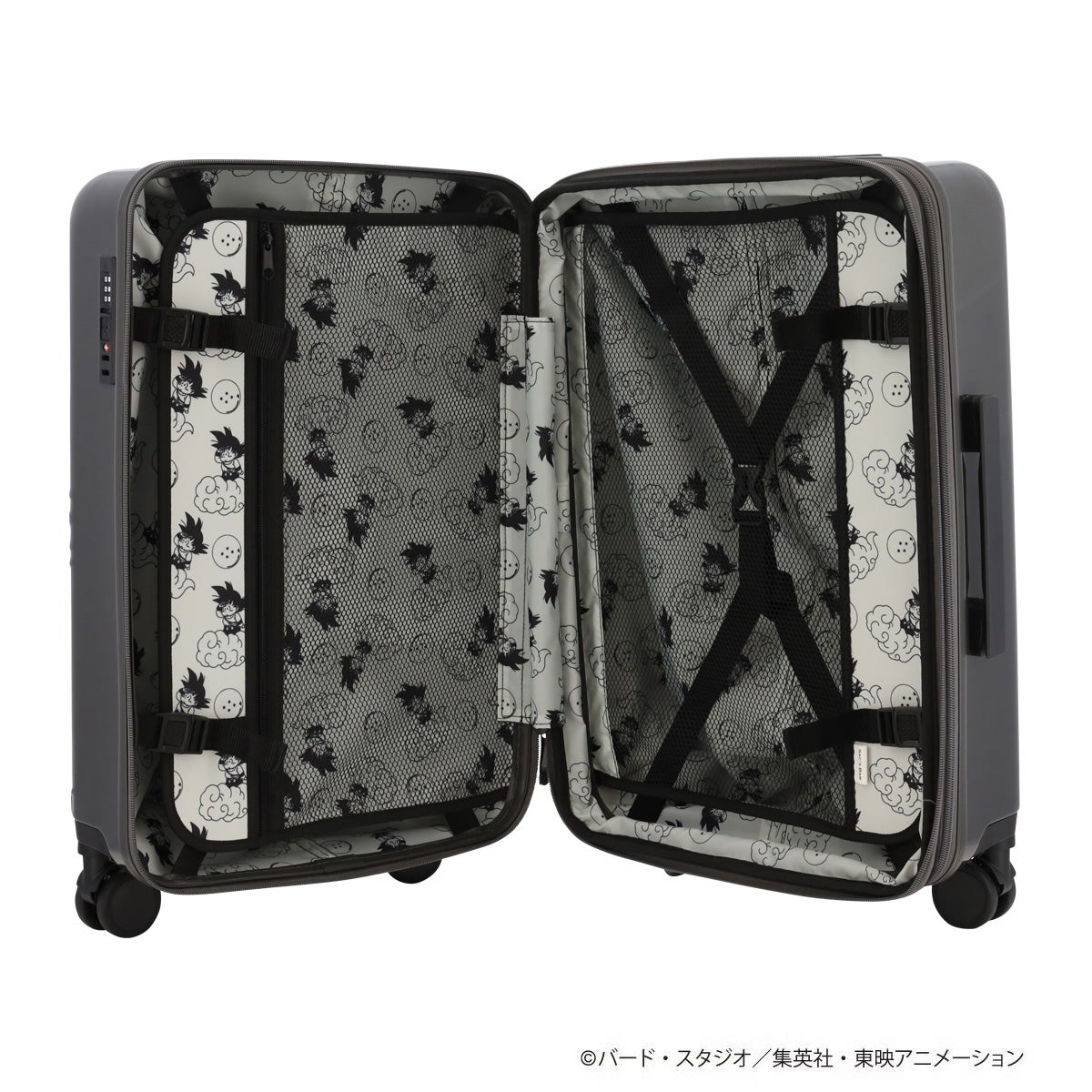 ドラゴンボール スーツケース 55cm 51L 4.1kg ハードキャリー 拡張 DRG